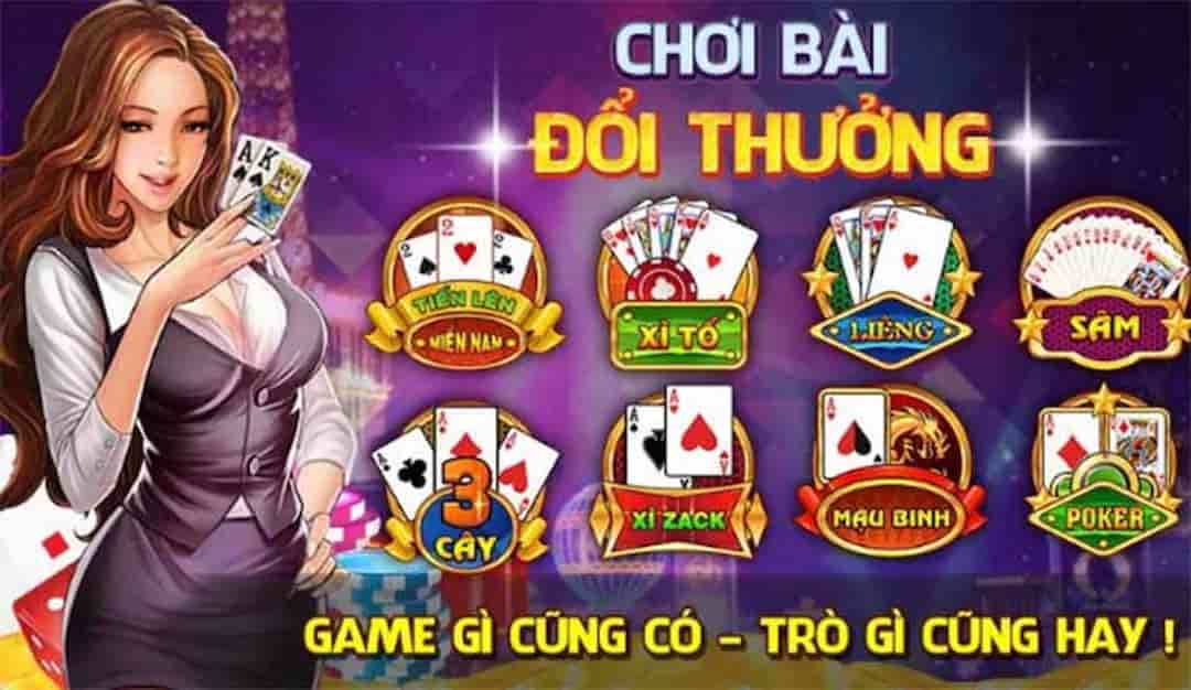 Đa dạng các game có tại sòng bài mà bạn có thể lựa chọn