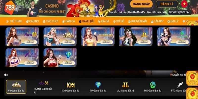 Các trò chơi hấp dẫn tại Nhà cái 789bet