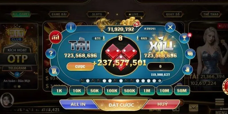 Các tính năng nổi bật của tài xỉu online tại 789bet