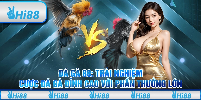 Đá gà 88: Trải nghiệm cược đá gà đỉnh cao với phần thưởng lớn