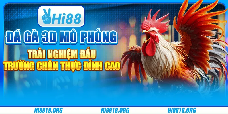 Đá gà 3D mô phỏng–Trải nghiệm đấu trường chân thực đỉnh cao