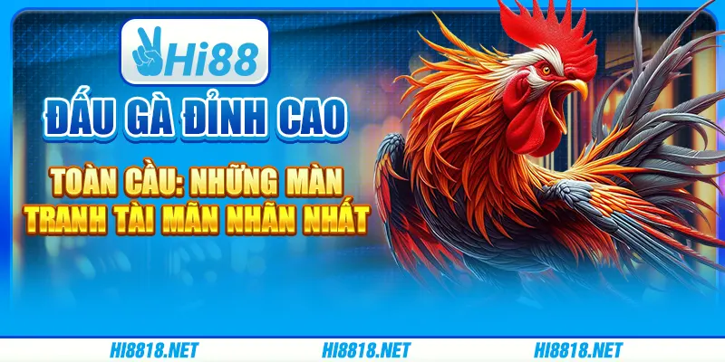 Đấu gà đỉnh cao toàn cầu: Những màn tranh tài mãn nhãn nhất
