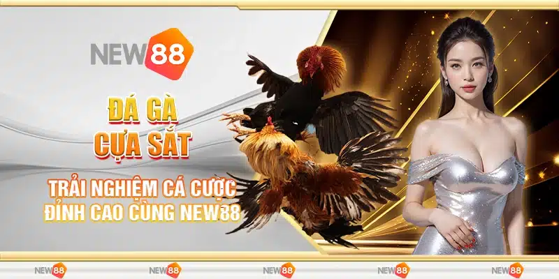 Đá Gà Cựa Sắt - Trải Nghiệm Cá Cược Đỉnh Cao Cùng New88
