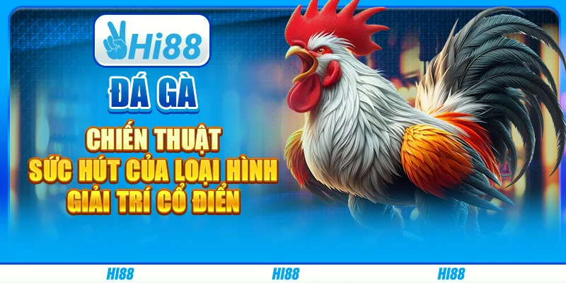 Đá gà chiến thuật - Sức hút của loại hình giải trí cổ điển
